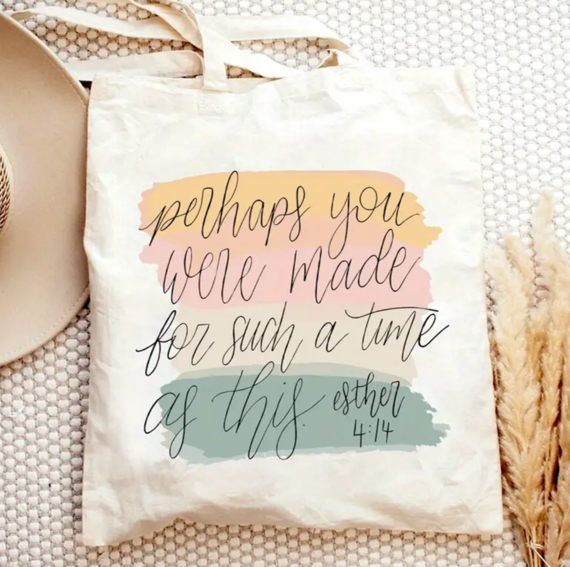 “Perhaps You Were Made” Canvas Shopping Bag