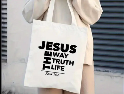 John 14:6 Canvas Shopping Bag