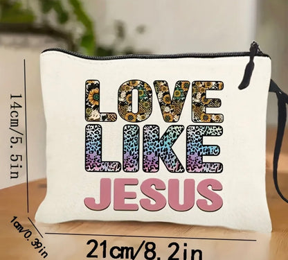 “Love Like Jesus” Travel Accessory Bag