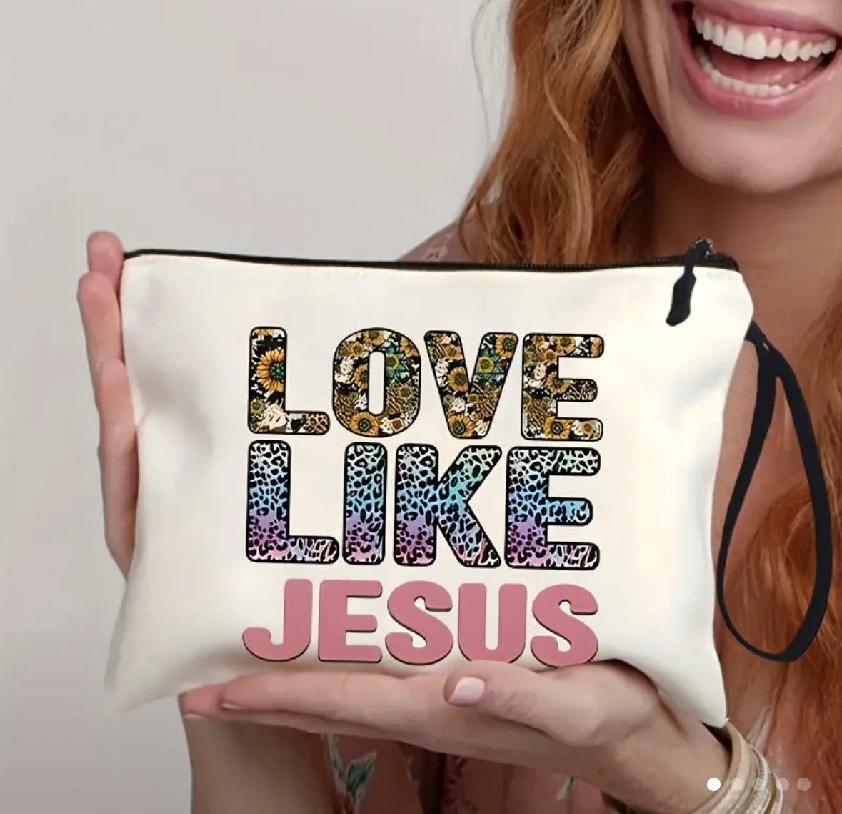 “Love Like Jesus” Travel Accessory Bag