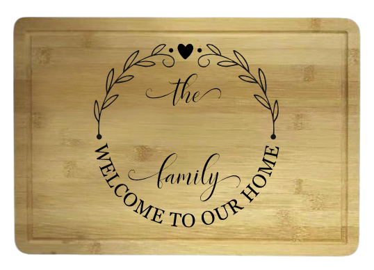 Custom Engraved High Quality Bamboo Cutting Board