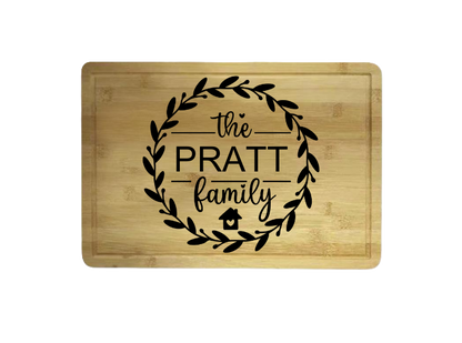 Custom Engraved High Quality Bamboo Cutting Board