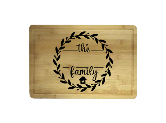 Custom Engraved High Quality Bamboo Cutting Board