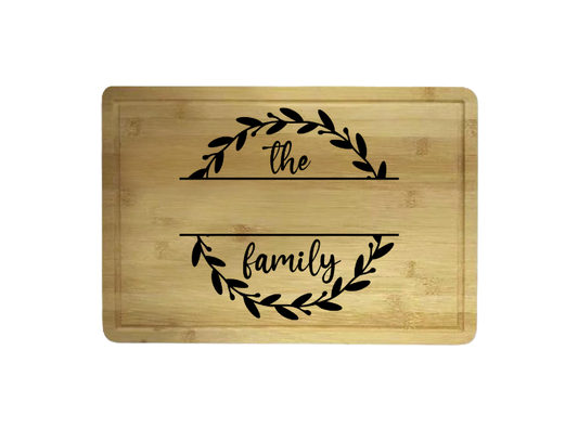 Custom Engraved High Quality Bamboo Cutting Board