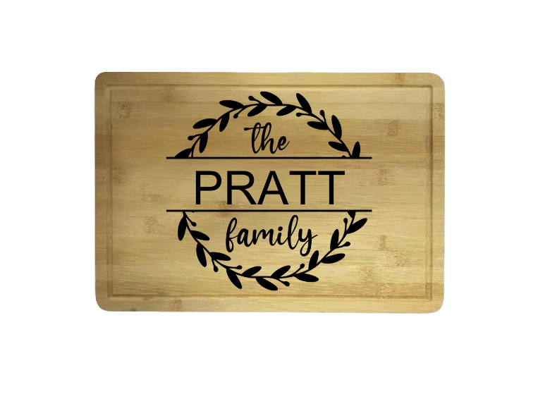 Custom Engraved High Quality Bamboo Cutting Board