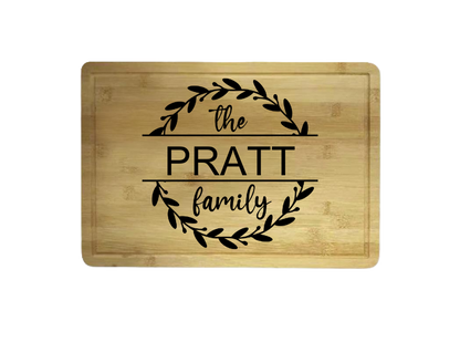 Custom Engraved High Quality Bamboo Cutting Board