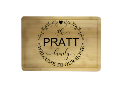 Custom Engraved High Quality Bamboo Cutting Board