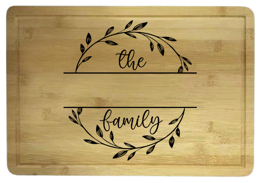 Custom Engraved High Quality Bamboo Cutting board