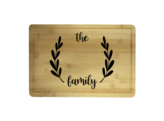 Custom Engraved High Quality Bamboo Cutting Board