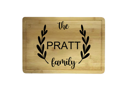 Custom Engraved High Quality Bamboo Cutting Board