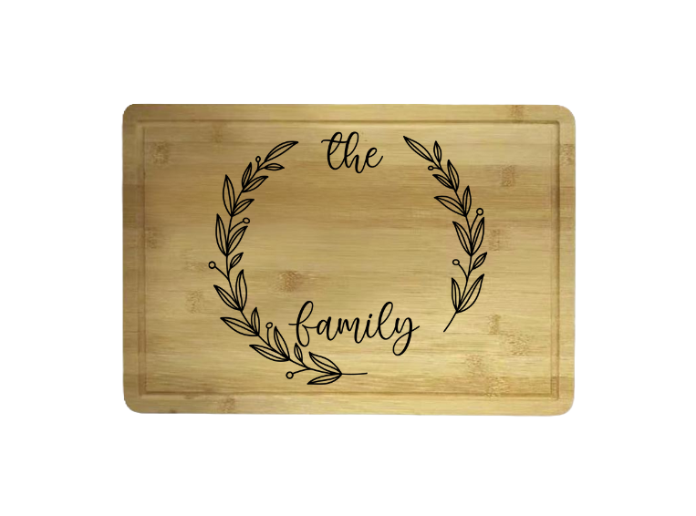 Custom Engraved High Quality Bamboo Cutting Board