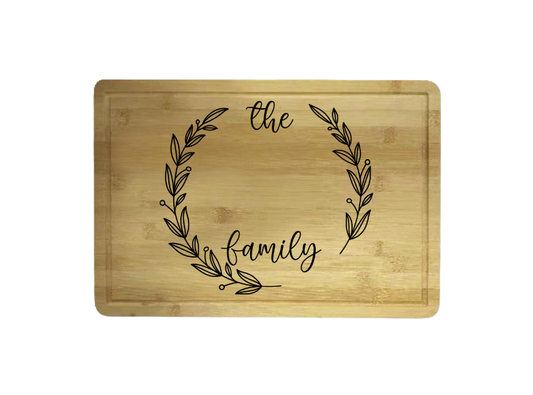 Custom Engraved High Quality Bamboo Cutting Board