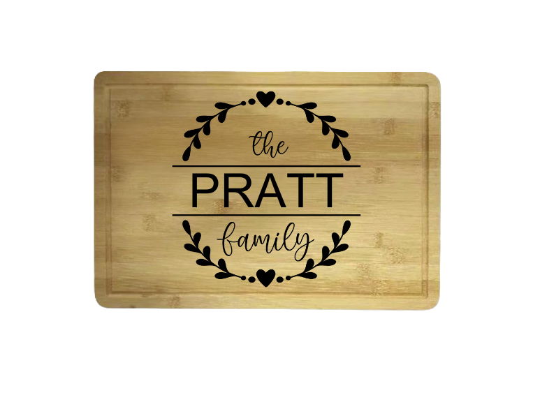 Custom Engraved High Quality Bamboo Cutting Board