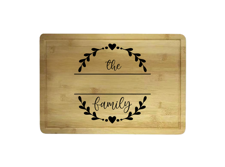 Custom Engraved High Quality Bamboo Cutting Board