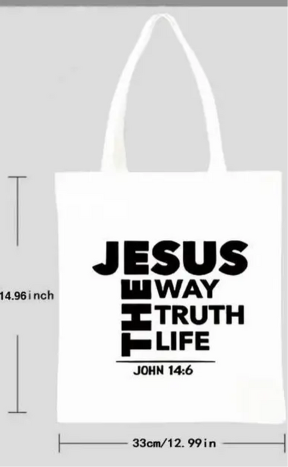 John 14:6 Canvas Shopping Bag