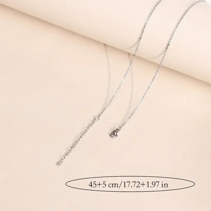 Cute Minimalist Stainless Steel Cross Necklace